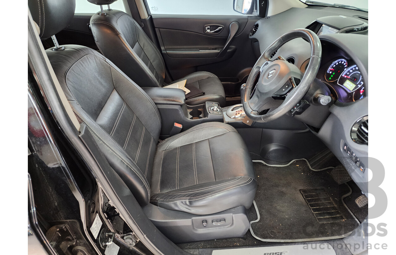 11/2014 Renault Koleos BOSE SE (4x2) H45 PHASE III 4d Wagon Black 2.5L