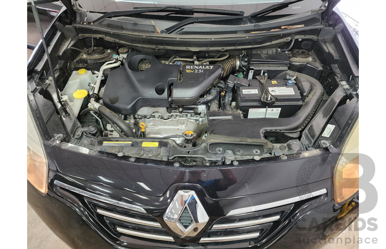 11/2014 Renault Koleos BOSE SE (4x2) H45 PHASE III 4d Wagon Black 2.5L