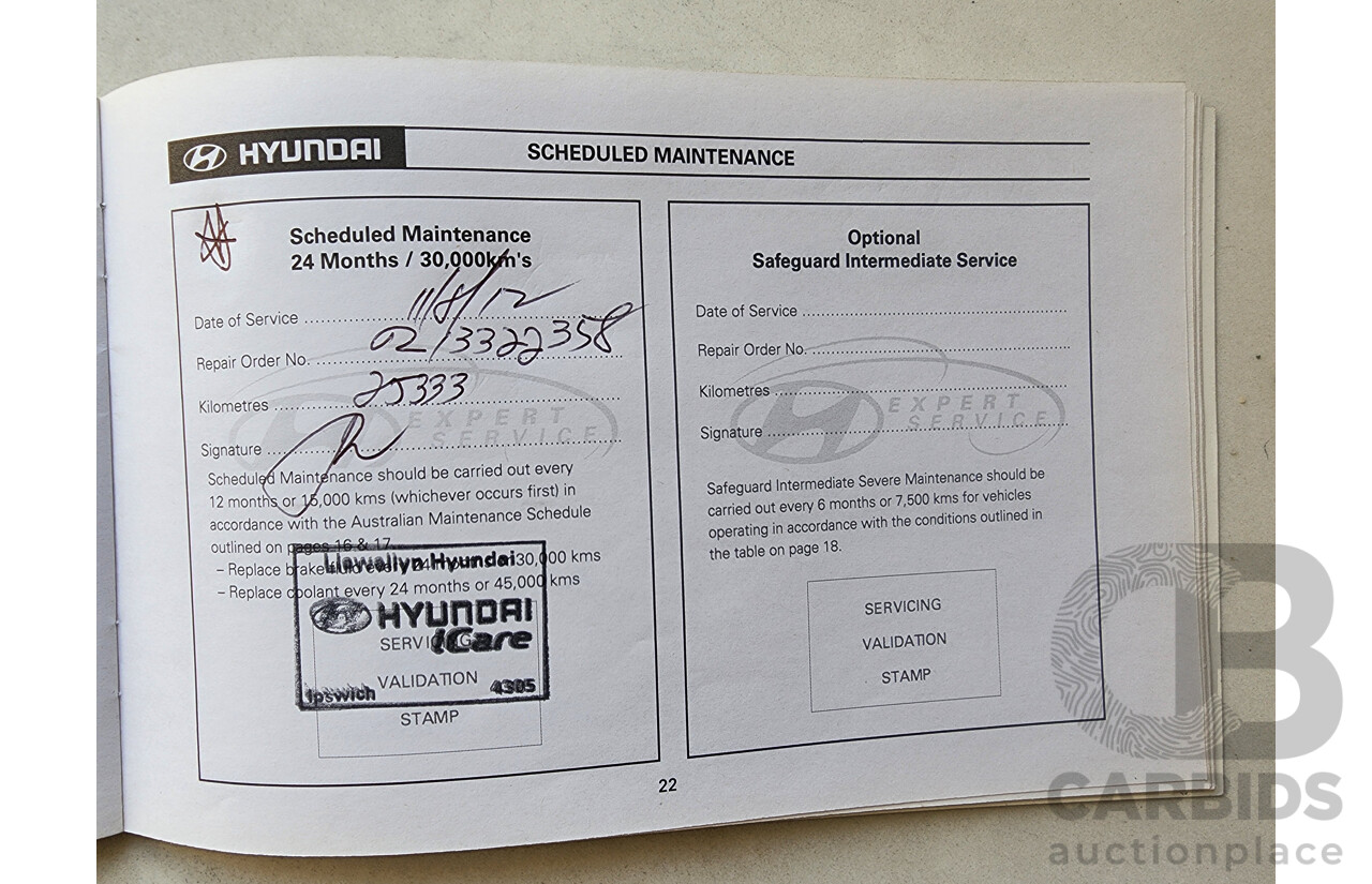 8/2010 Hyundai i30 SLX 1.6 CRDi FD MY10 5d Hatchback White 1.6L