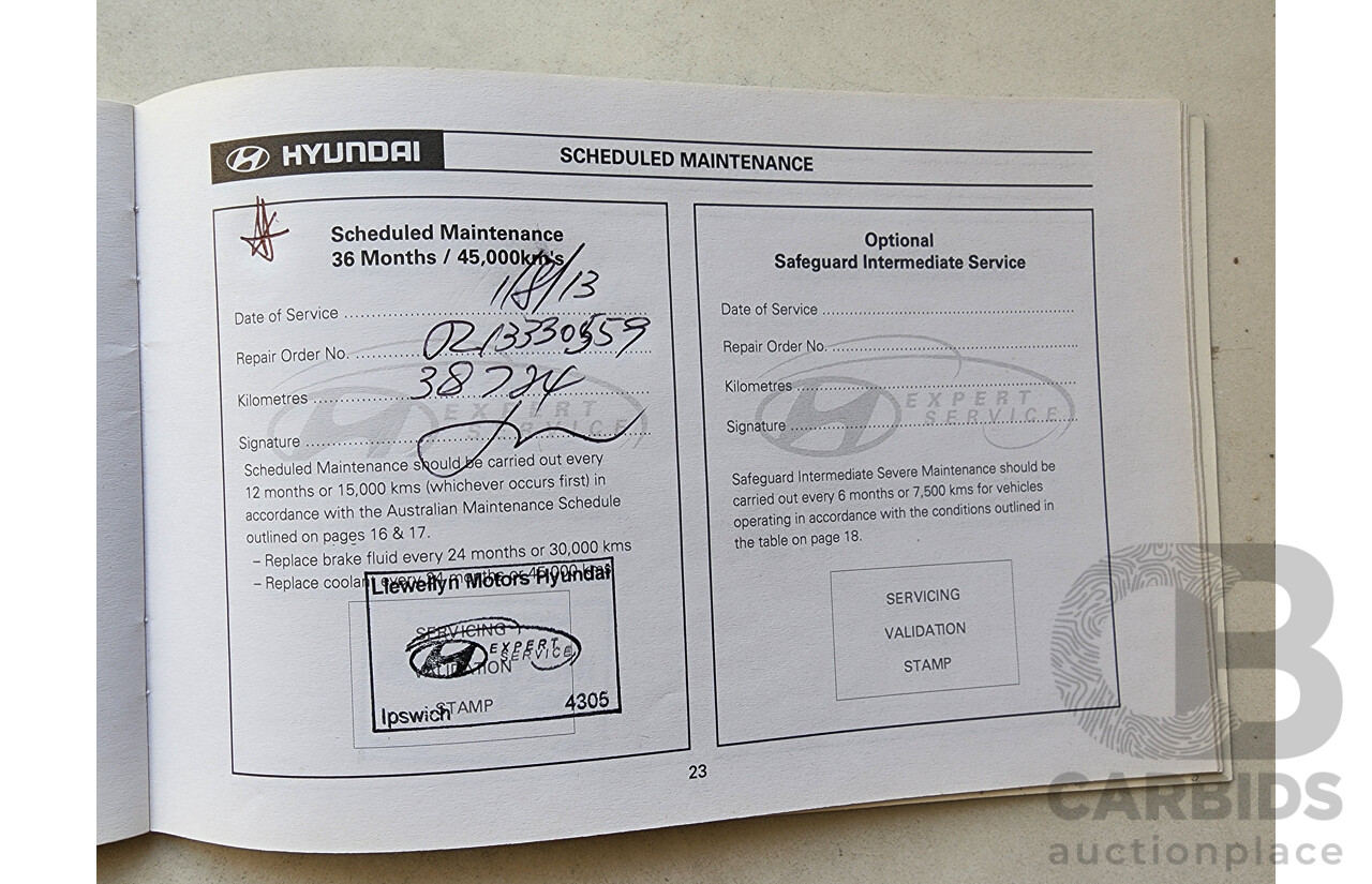 8/2010 Hyundai i30 SLX 1.6 CRDi FD MY10 5d Hatchback White 1.6L