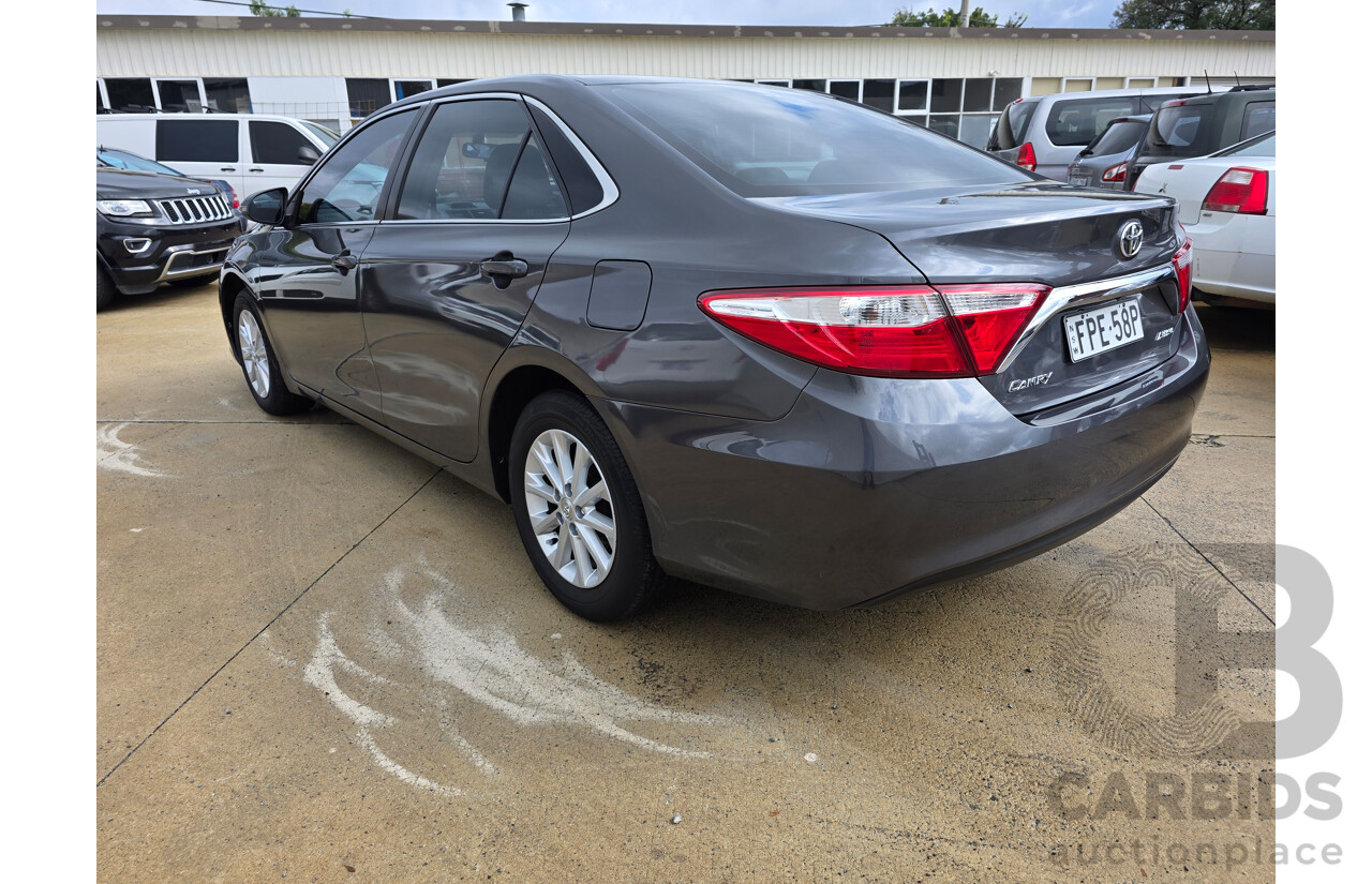 11/2015 Toyota Camry Altise ASV50R 4D Sedan Grey 2.5L