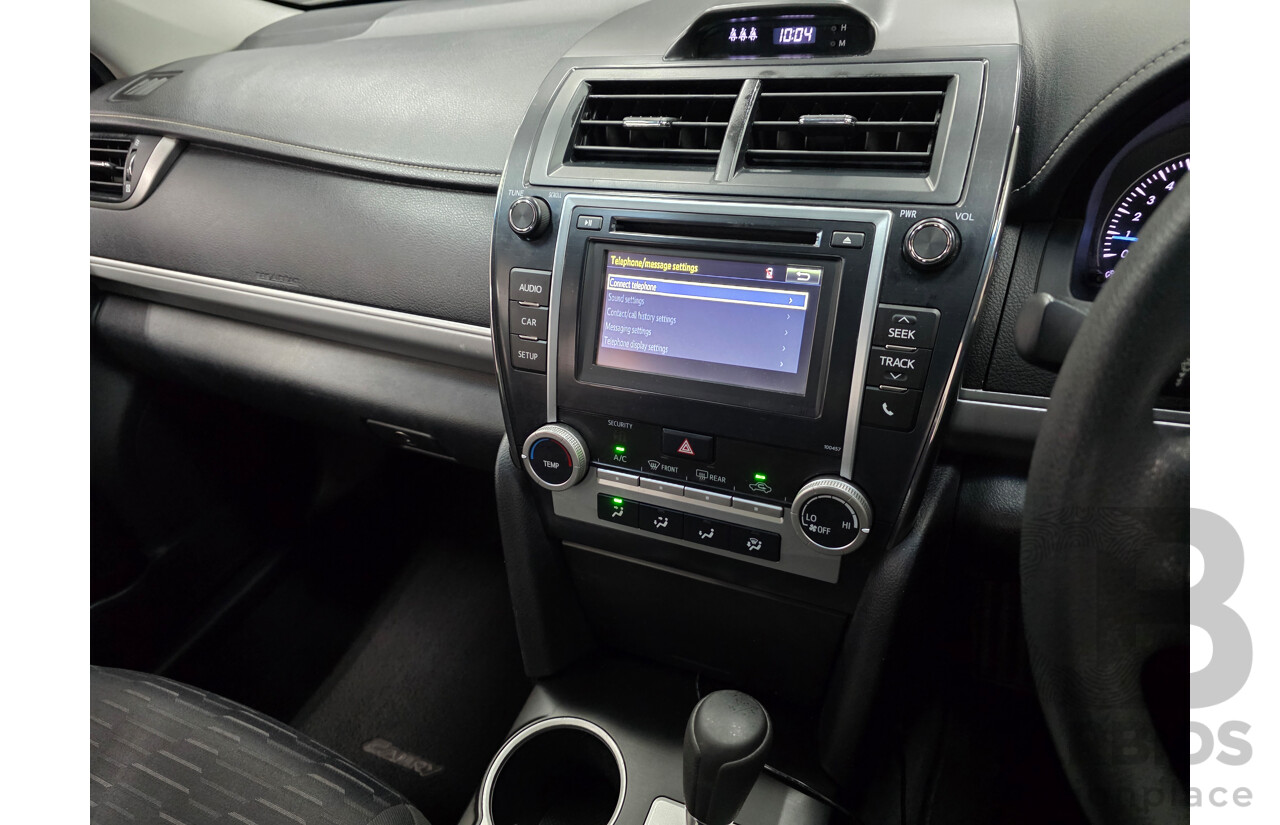 11/2015 Toyota Camry Altise ASV50R 4D Sedan Grey 2.5L