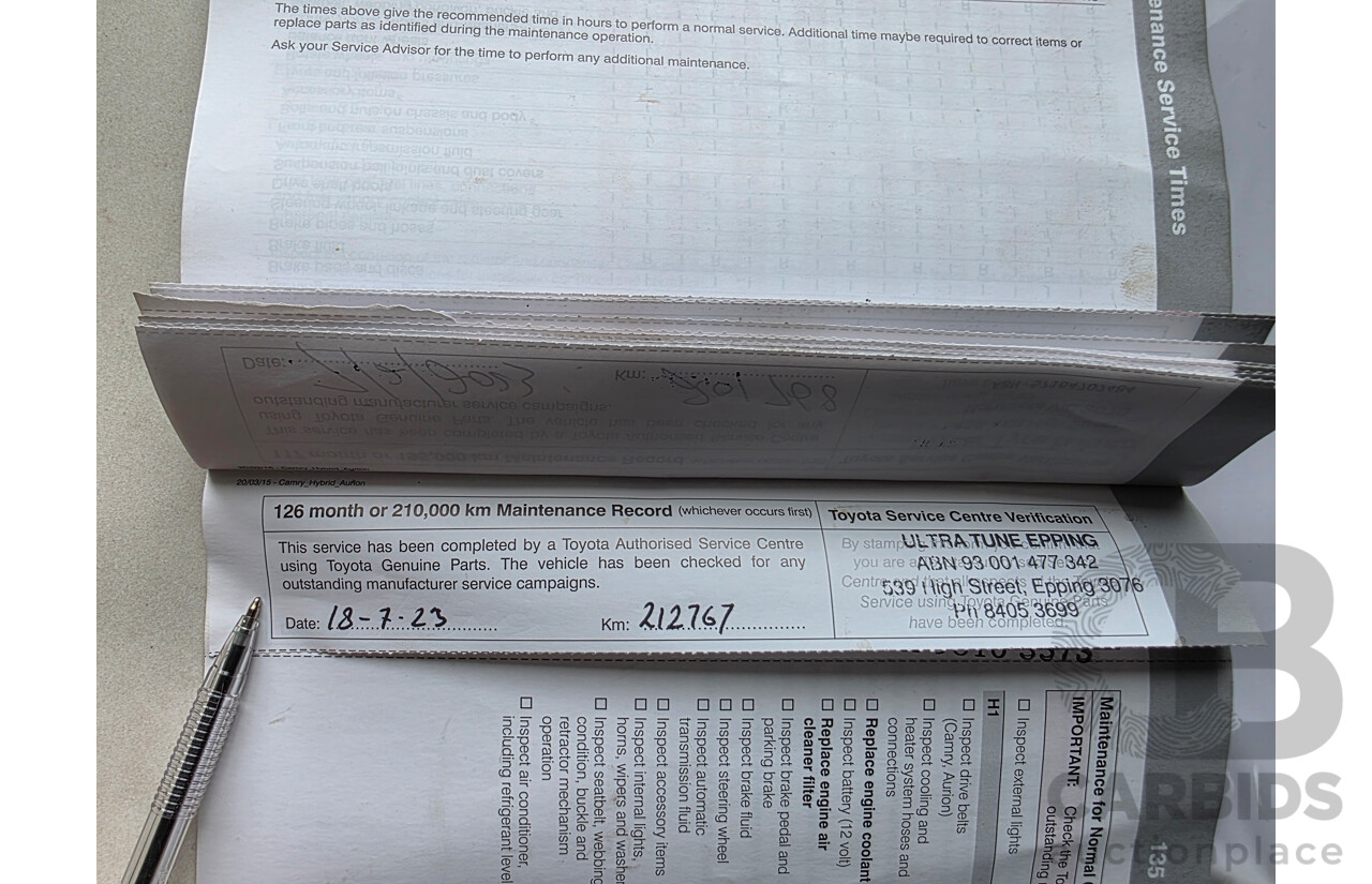 11/2015 Toyota Camry Altise ASV50R 4D Sedan Grey 2.5L