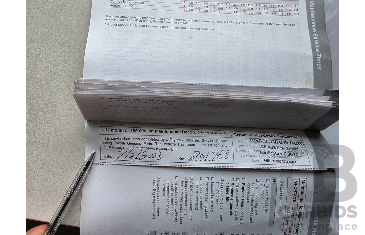 11/2015 Toyota Camry Altise ASV50R 4D Sedan Grey 2.5L