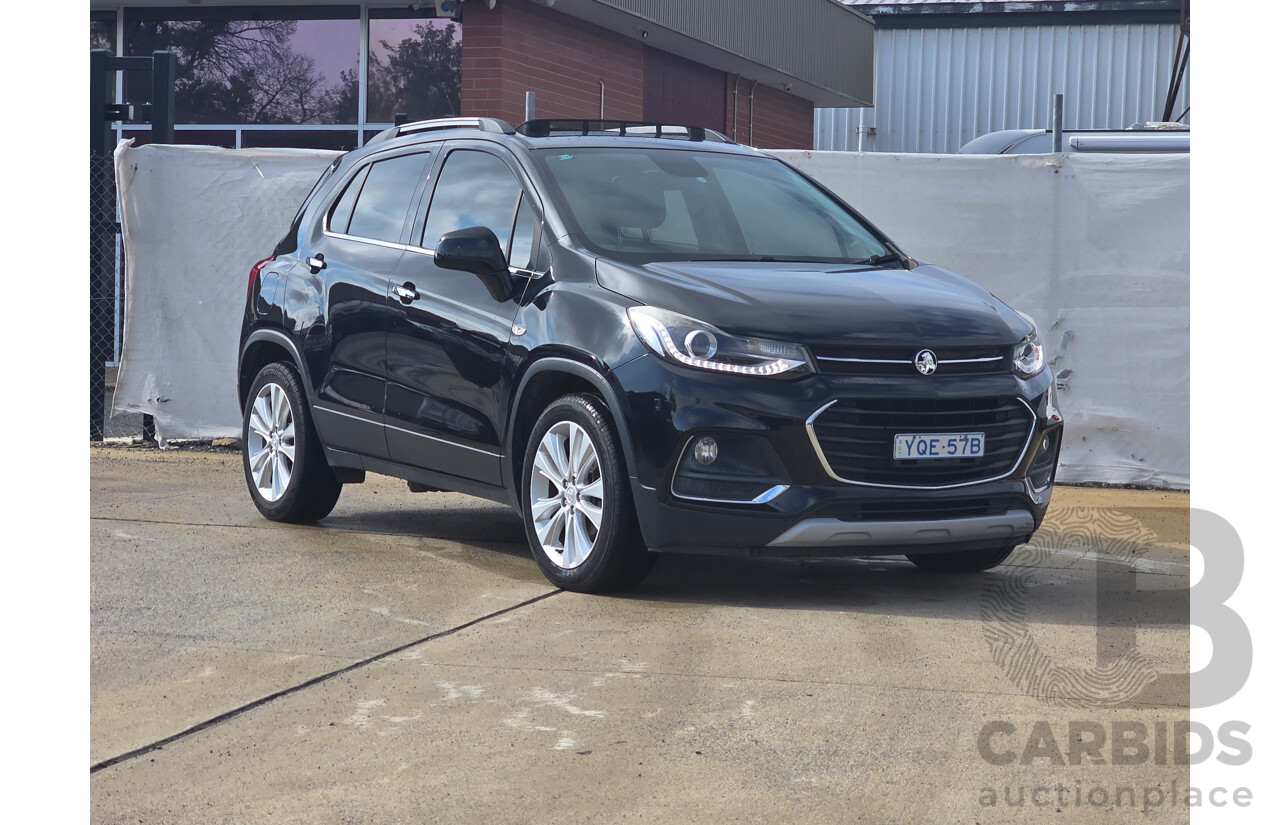 03/2017 Holden Trax LT Turbo TJ MY17 4D Wagon Black 1.4L