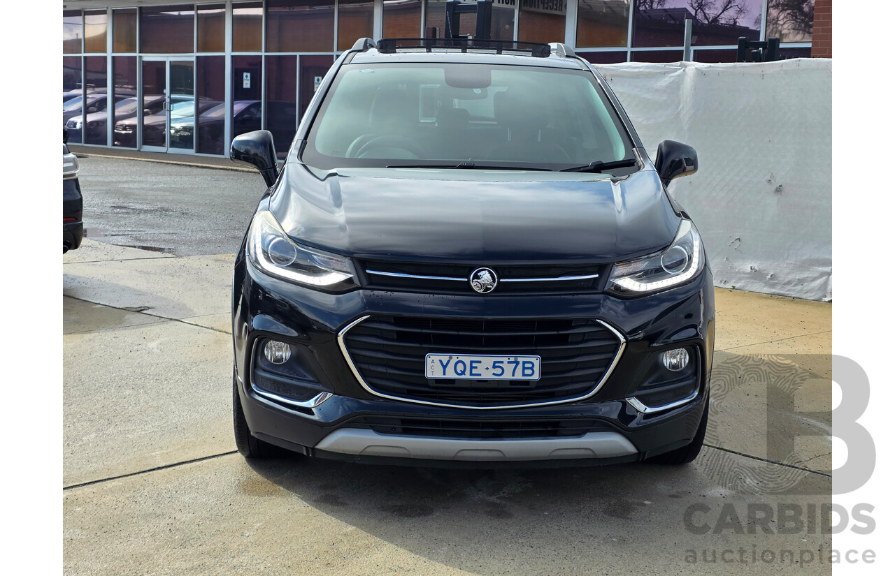 03/2017 Holden Trax LT Turbo TJ MY17 4D Wagon Black 1.4L