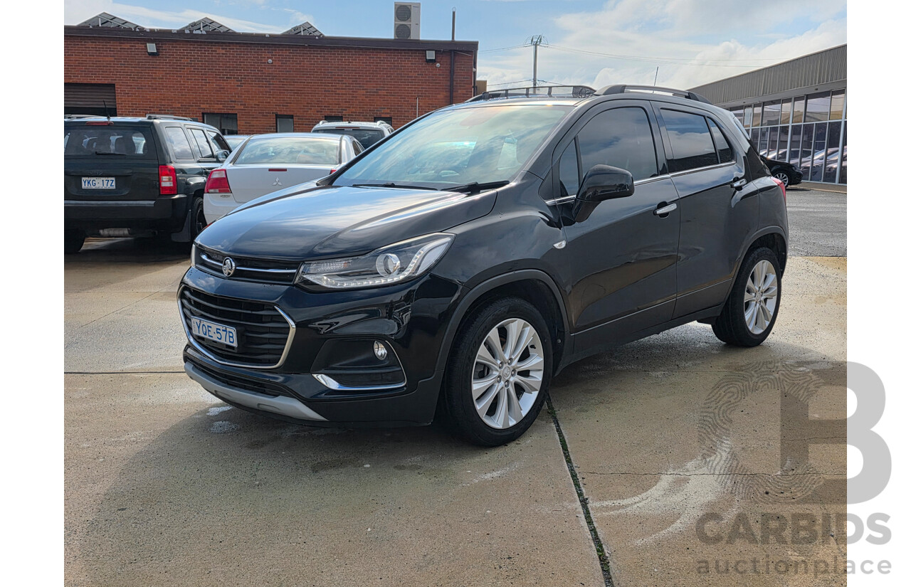 03/2017 Holden Trax LT Turbo TJ MY17 4D Wagon Black 1.4L