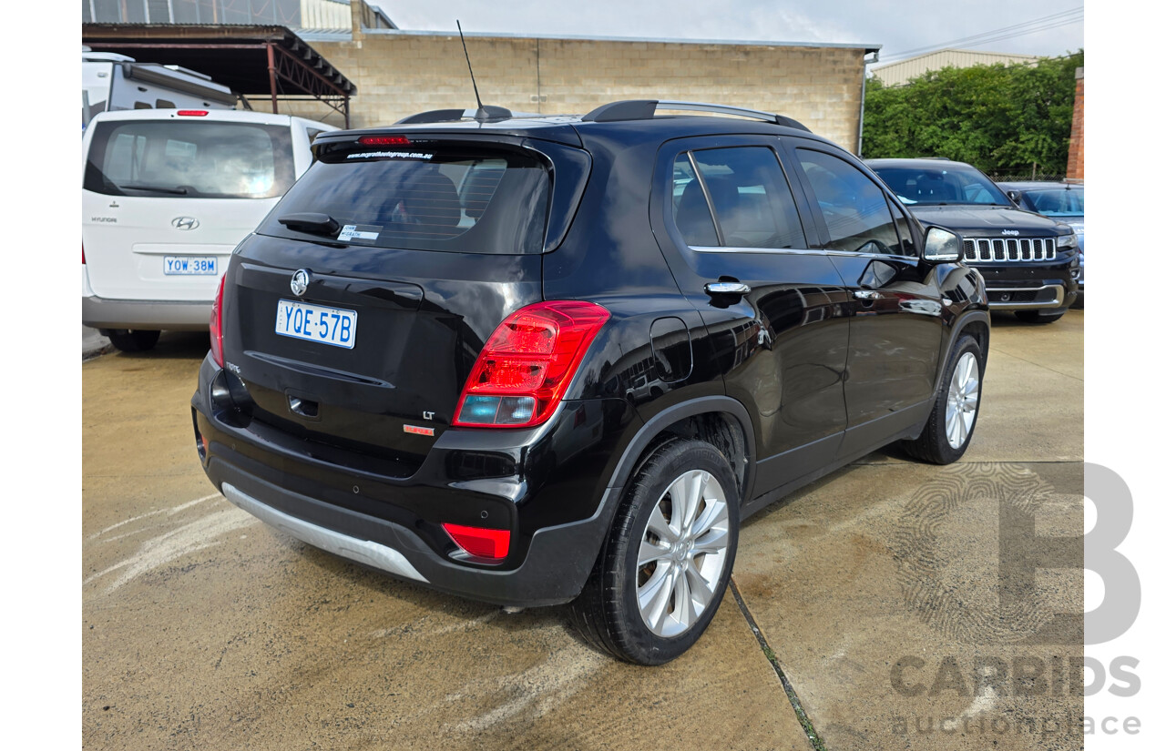 03/2017 Holden Trax LT Turbo TJ MY17 4D Wagon Black 1.4L