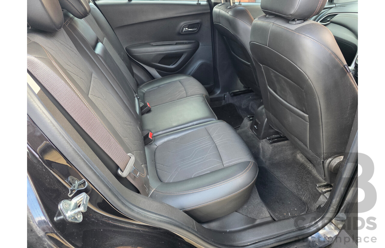 03/2017 Holden Trax LT Turbo TJ MY17 4D Wagon Black 1.4L