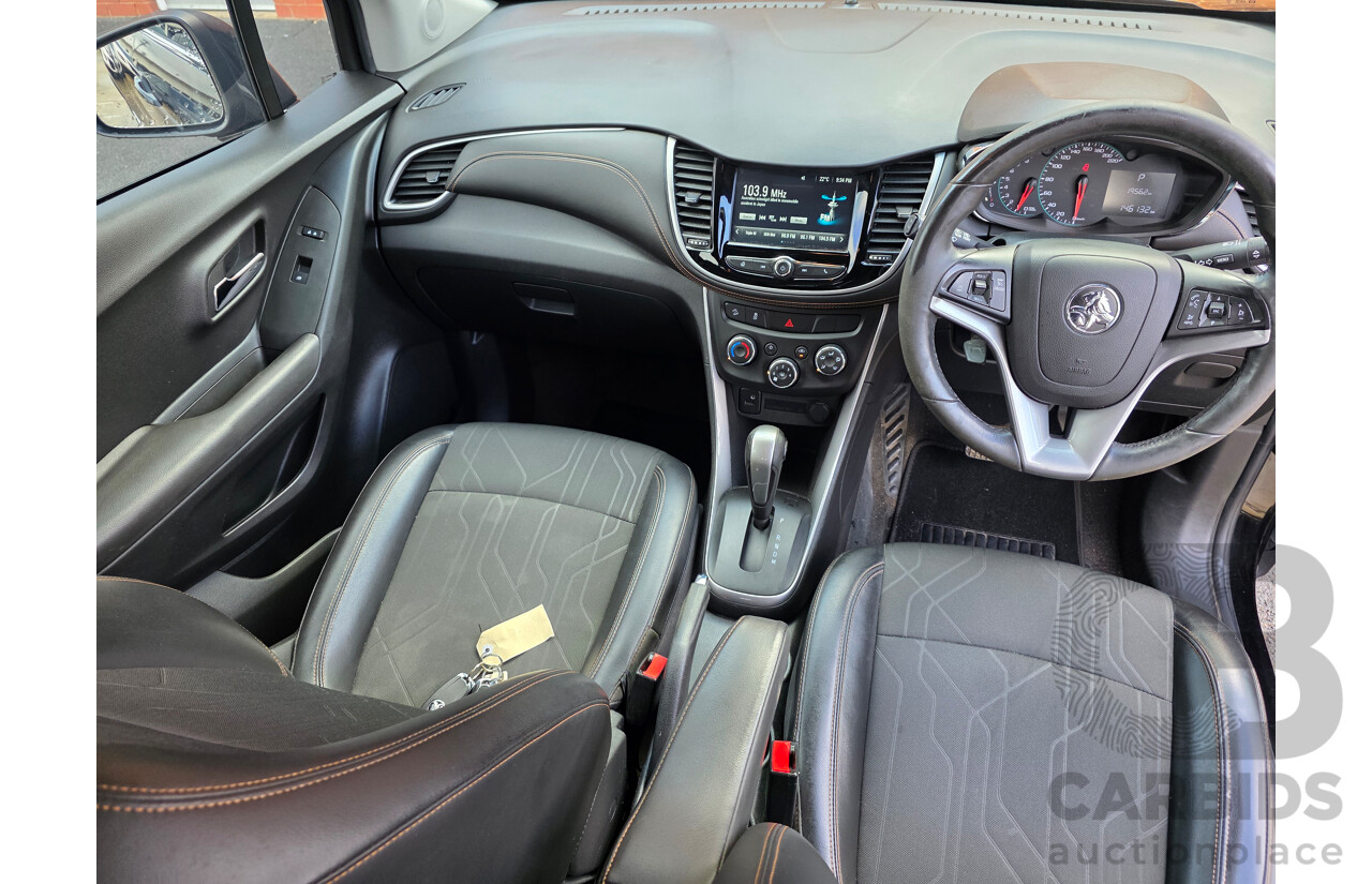 03/2017 Holden Trax LT Turbo TJ MY17 4D Wagon Black  1.4L