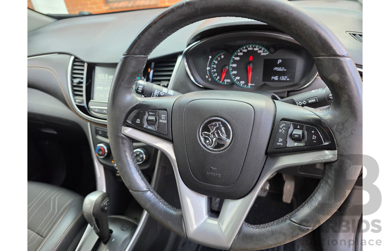 03/2017 Holden Trax LT Turbo TJ MY17 4D Wagon Black  1.4L