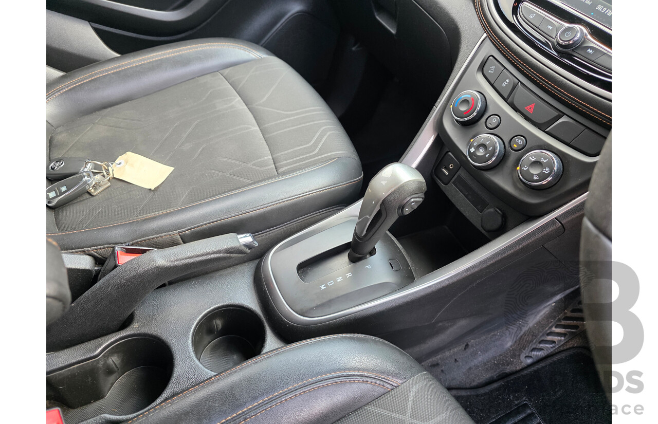 03/2017 Holden Trax LT Turbo TJ MY17 4D Wagon Black  1.4L