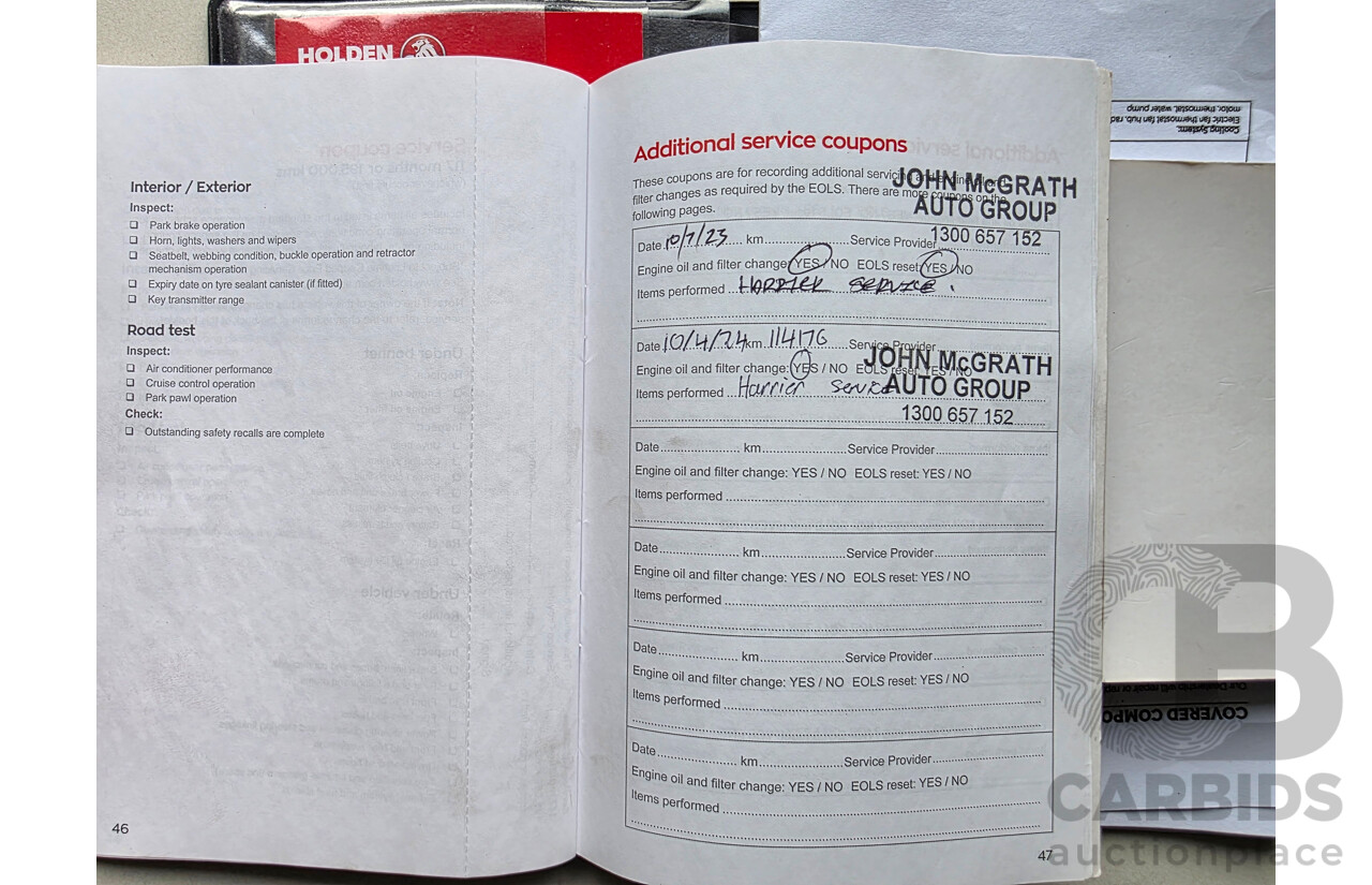 03/2017 Holden Trax LT Turbo TJ MY17 4D Wagon Black  1.4L