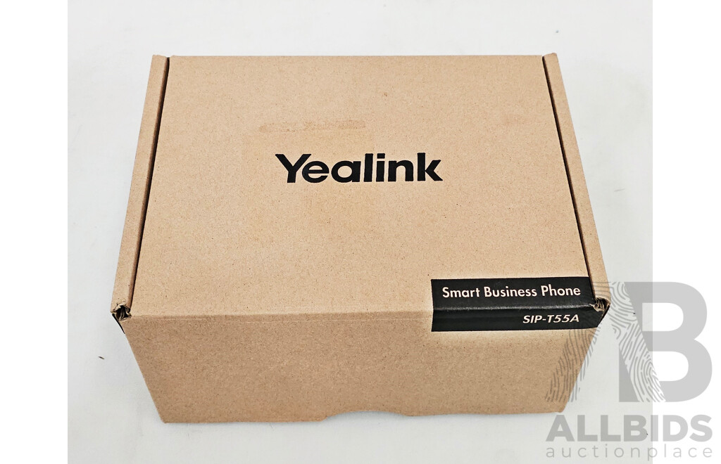 Yealink (SIP-T55A) Smart Bussiness Phone - Brand New