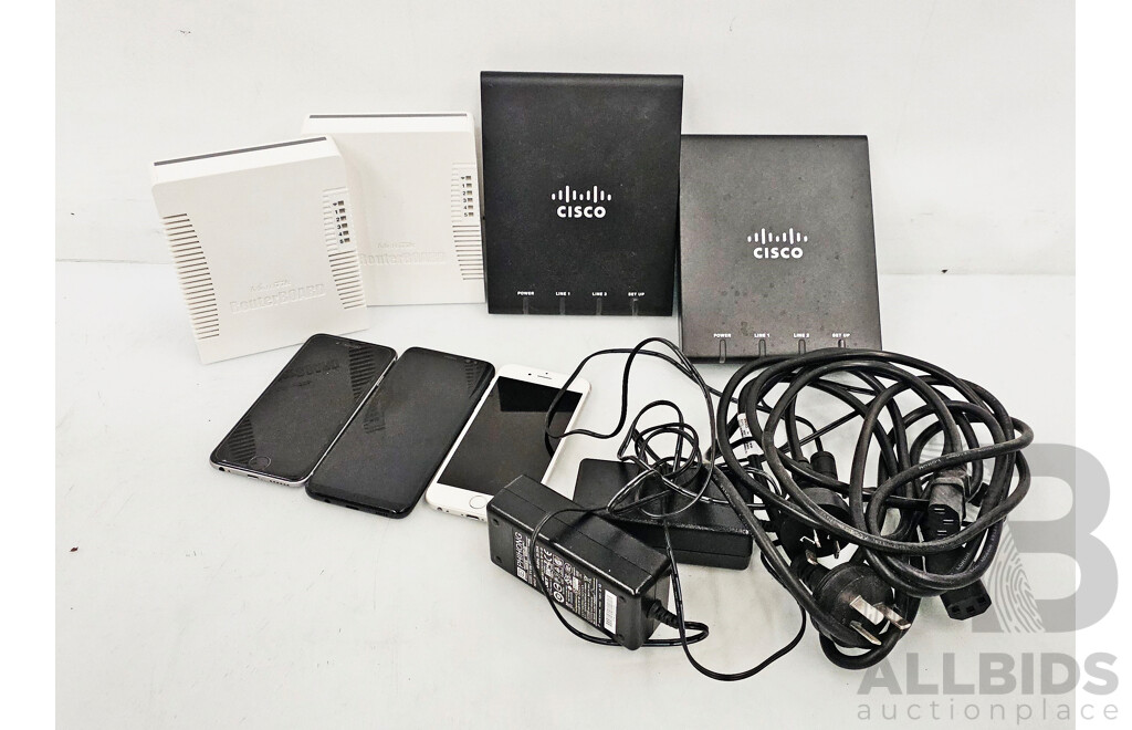 Assorted Lot of Networking Modems / Phones
