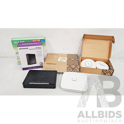 Assorted Lot of Networking Modems / Phones