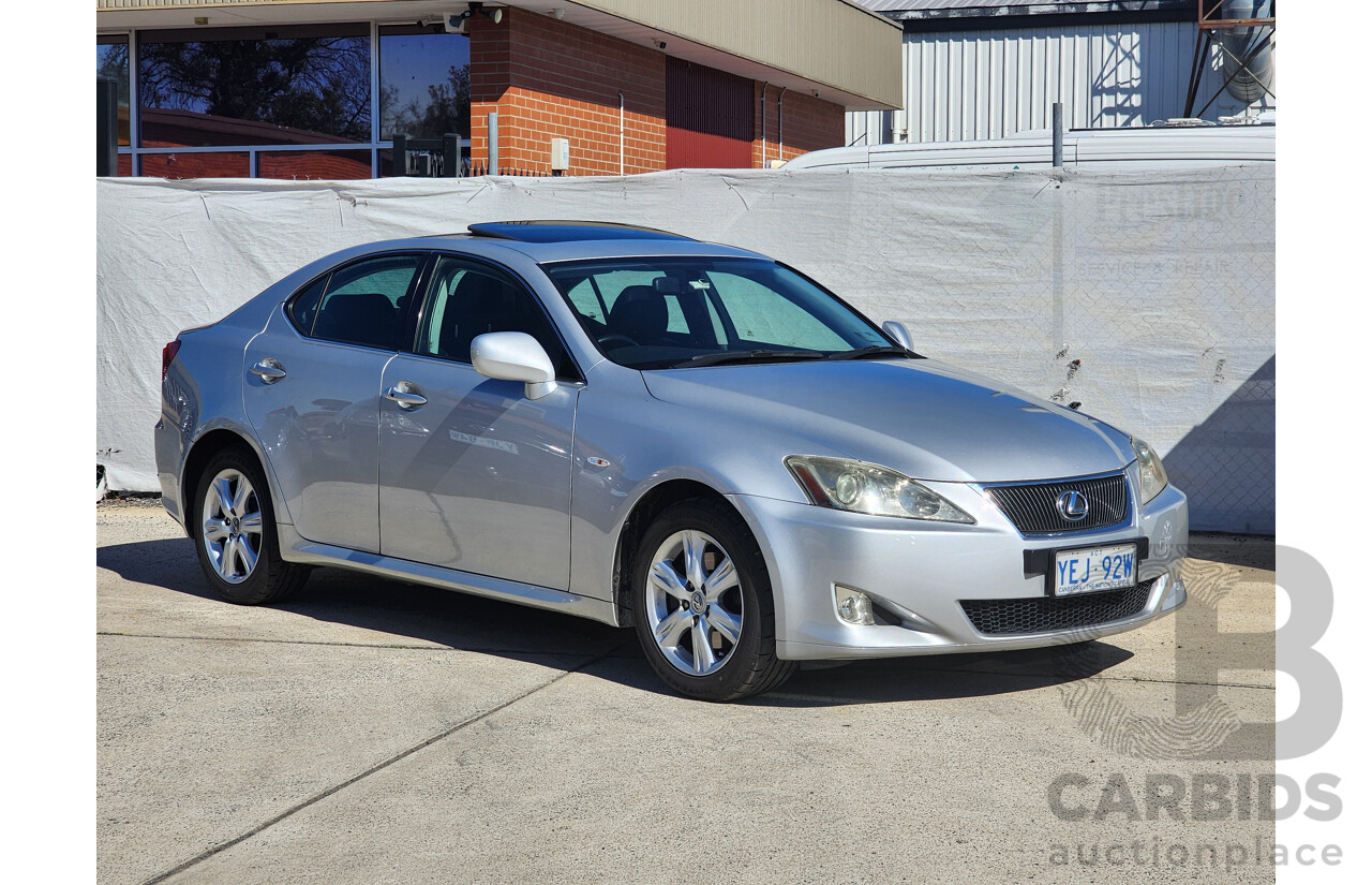 5/2006 Lexus Is250 Prestige GSE20R 4d Sedan Silver 2.5L