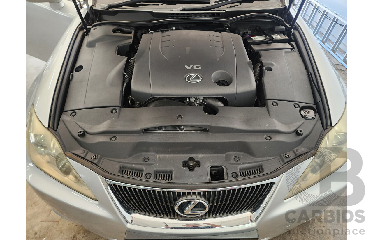 5/2006 Lexus Is250 Prestige GSE20R 4d Sedan Silver 2.5L