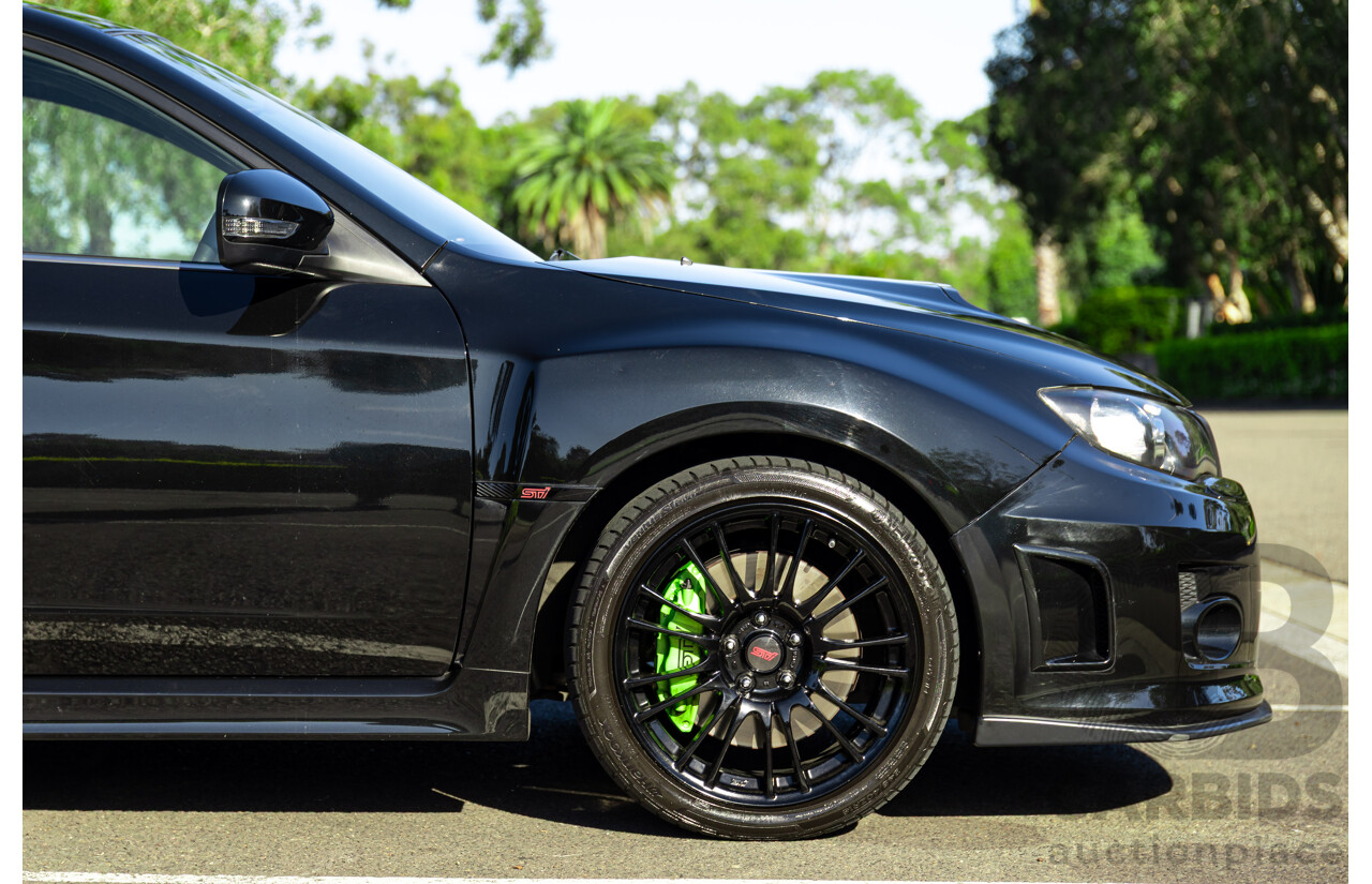 7/2012 Subaru WRX STi Spec R MY12 4d Sedan Obsidian Black Turbo 2.5L