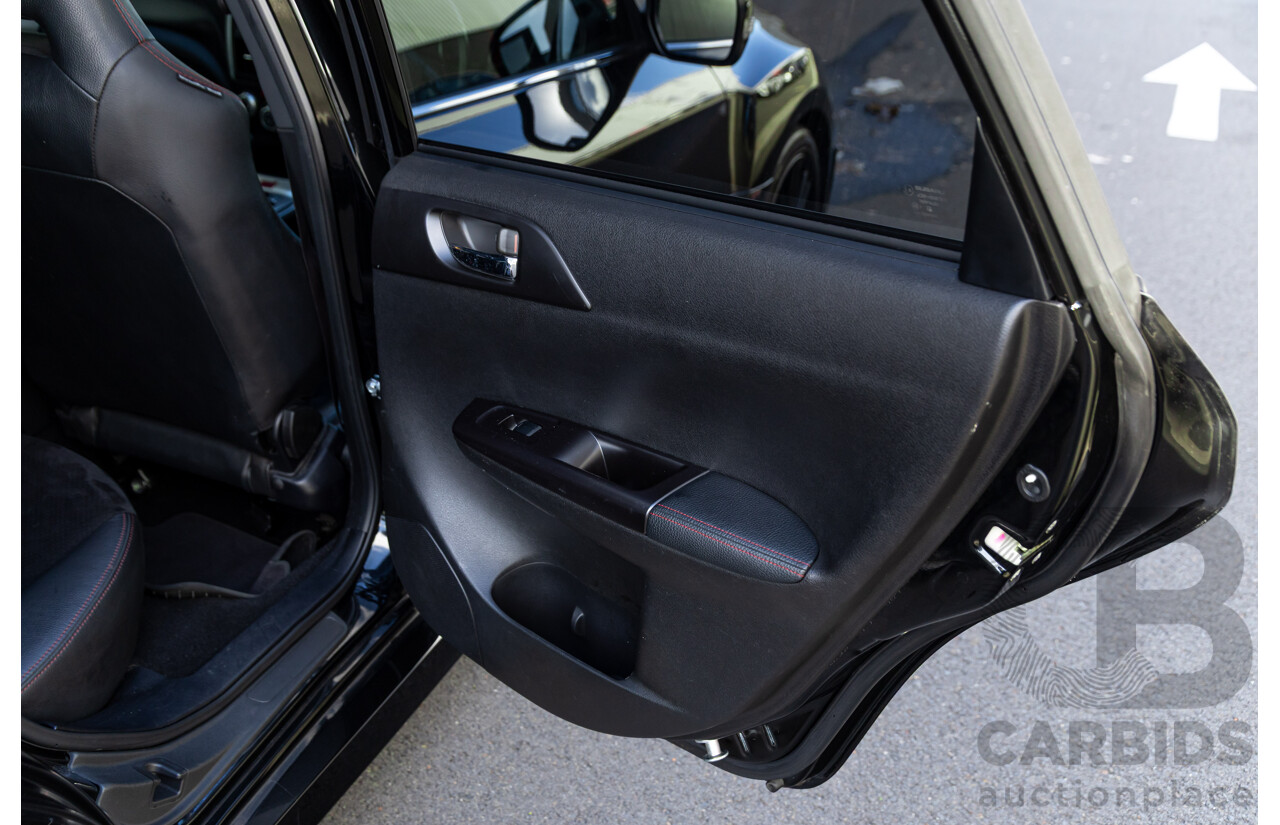 7/2012 Subaru WRX STi Spec R MY12 4d Sedan Obsidian Black Turbo 2.5L