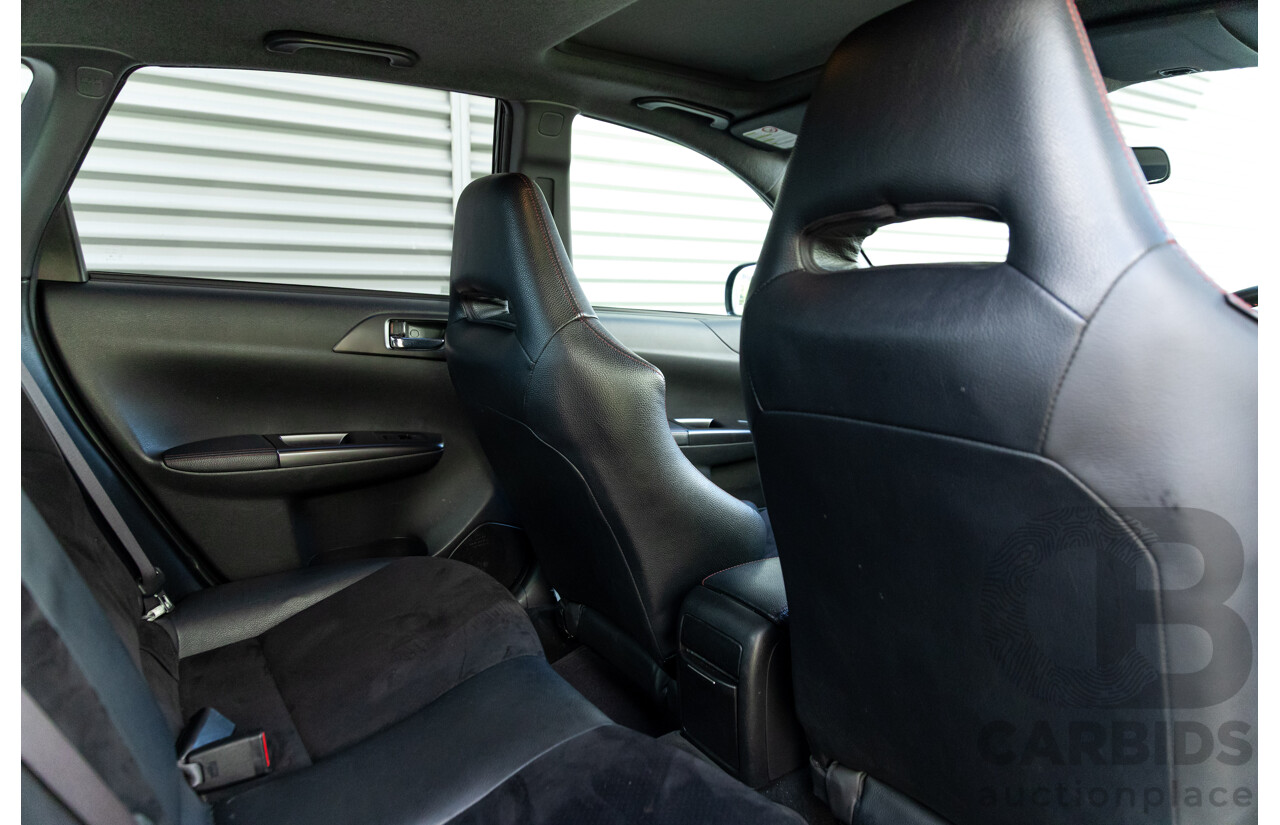 7/2012 Subaru WRX STi Spec R MY12 4d Sedan Obsidian Black Turbo 2.5L