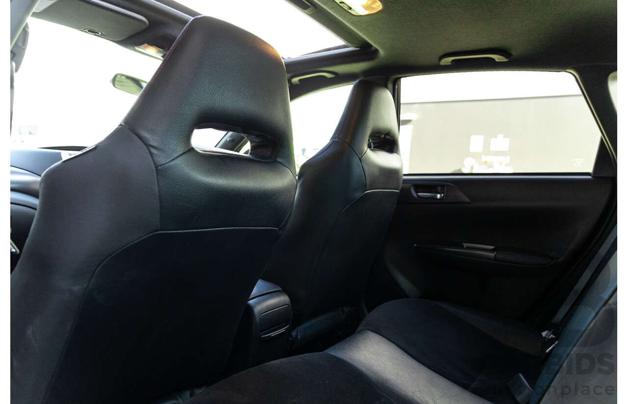 7/2012 Subaru WRX STi Spec R MY12 4d Sedan Obsidian Black Turbo 2.5L