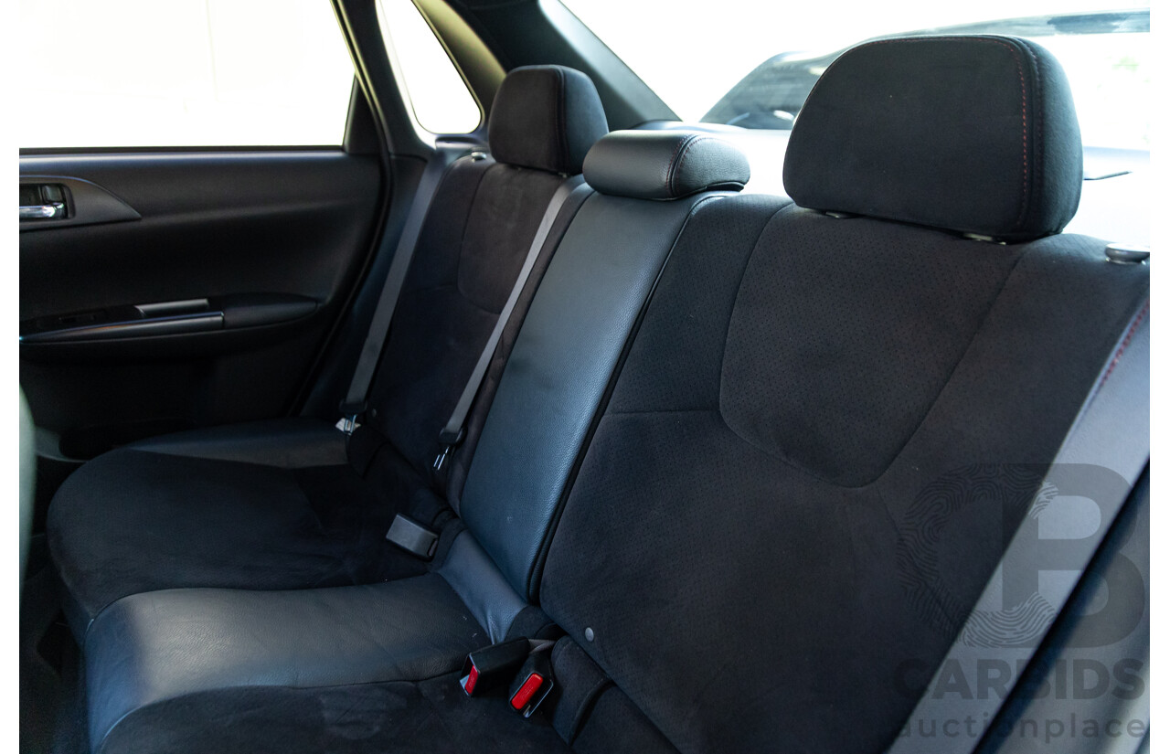 7/2012 Subaru WRX STi Spec R MY12 4d Sedan Obsidian Black Turbo 2.5L