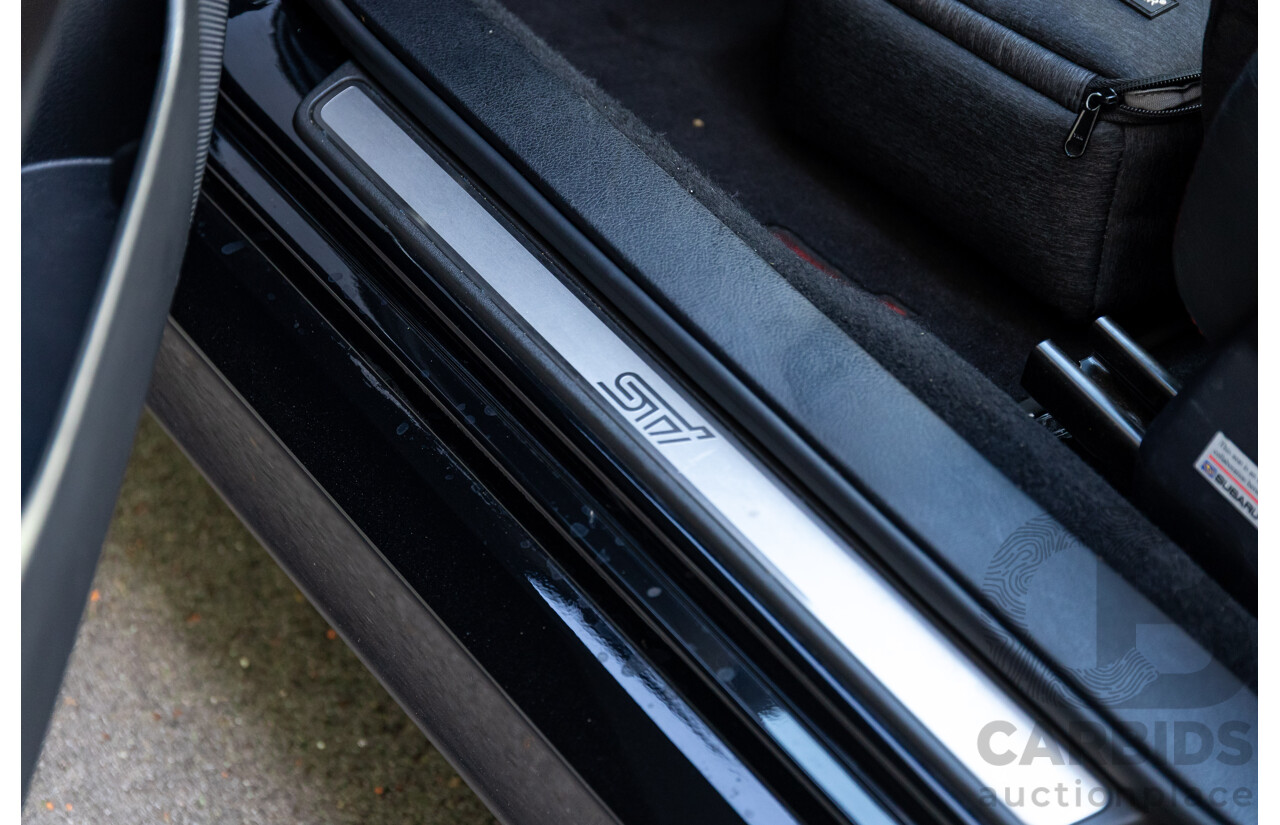 7/2012 Subaru WRX STi Spec R MY12 4d Sedan Obsidian Black Turbo 2.5L