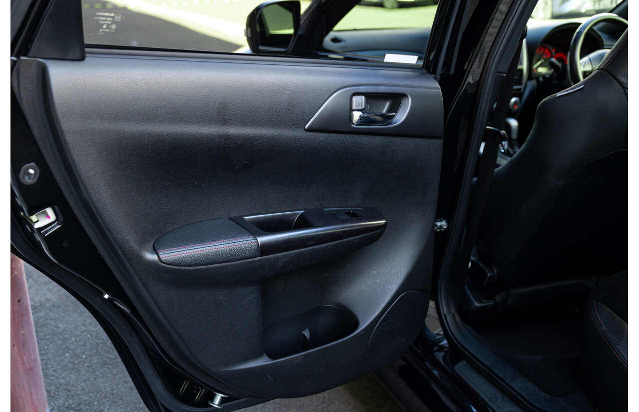 7/2012 Subaru WRX STi Spec R MY12 4d Sedan Obsidian Black Turbo 2.5L