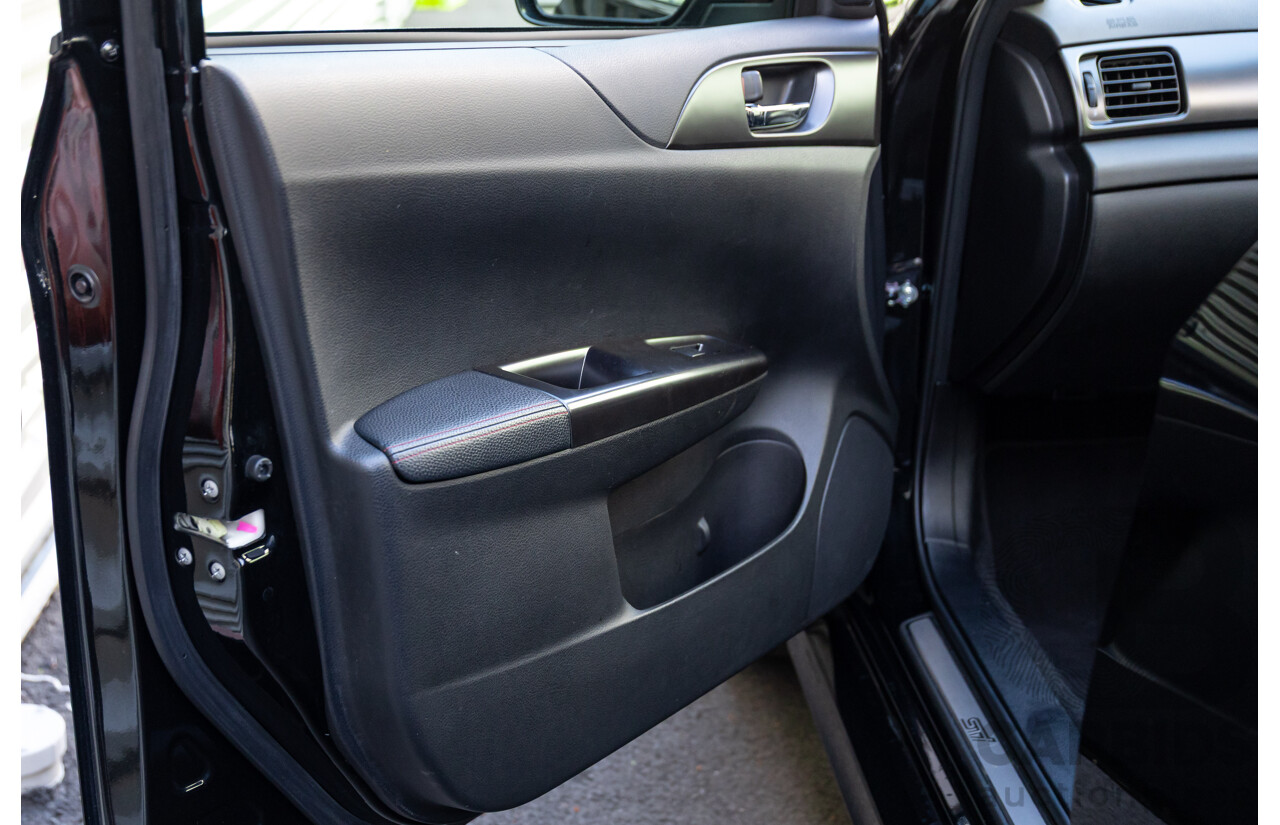 7/2012 Subaru WRX STi Spec R MY12 4d Sedan Obsidian Black Turbo 2.5L