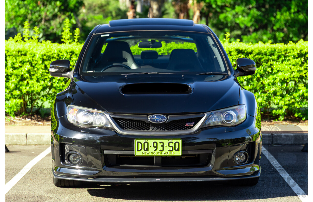 7/2012 Subaru WRX STi Spec R MY12 4d Sedan Obsidian Black Turbo 2.5L