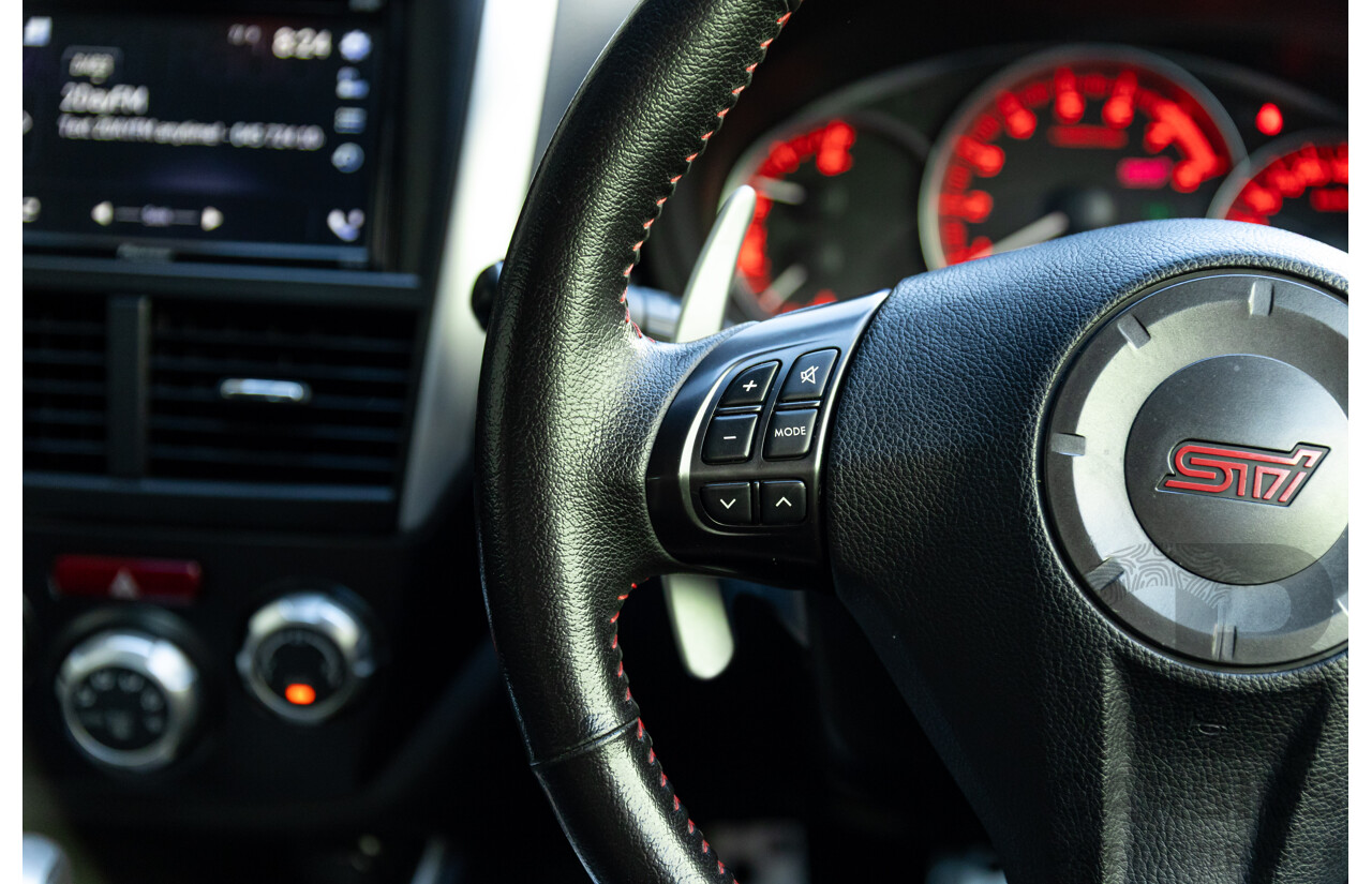 7/2012 Subaru WRX STi Spec R MY12 4d Sedan Obsidian Black Turbo 2.5L