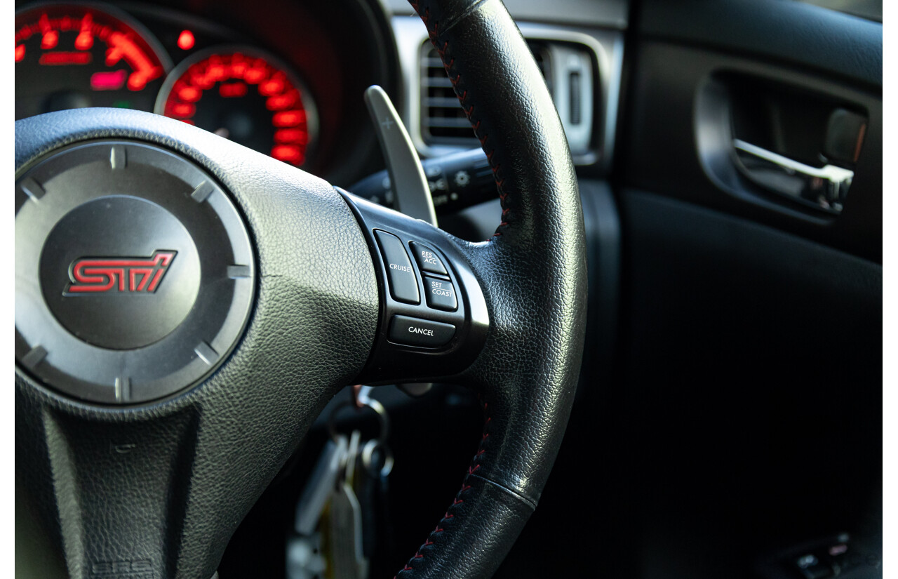7/2012 Subaru WRX STi Spec R MY12 4d Sedan Obsidian Black Turbo 2.5L