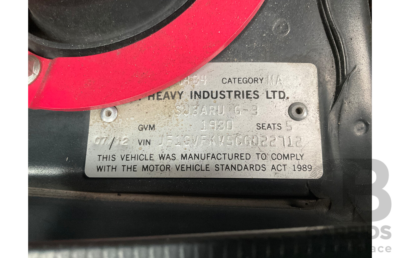 7/2012 Subaru WRX STi Spec R MY12 4d Sedan Obsidian Black Turbo 2.5L