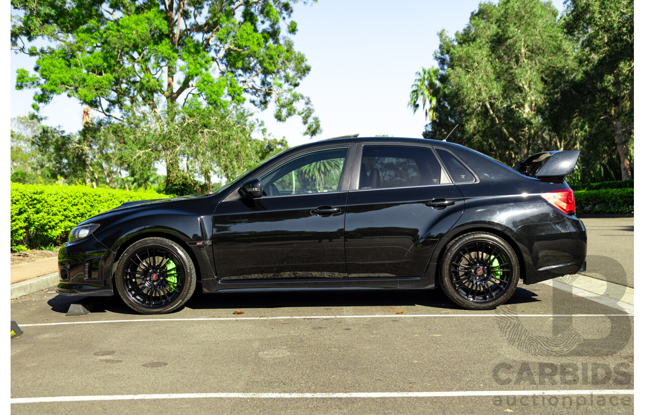 7/2012 Subaru WRX STi Spec R MY12 4d Sedan Obsidian Black Turbo 2.5L