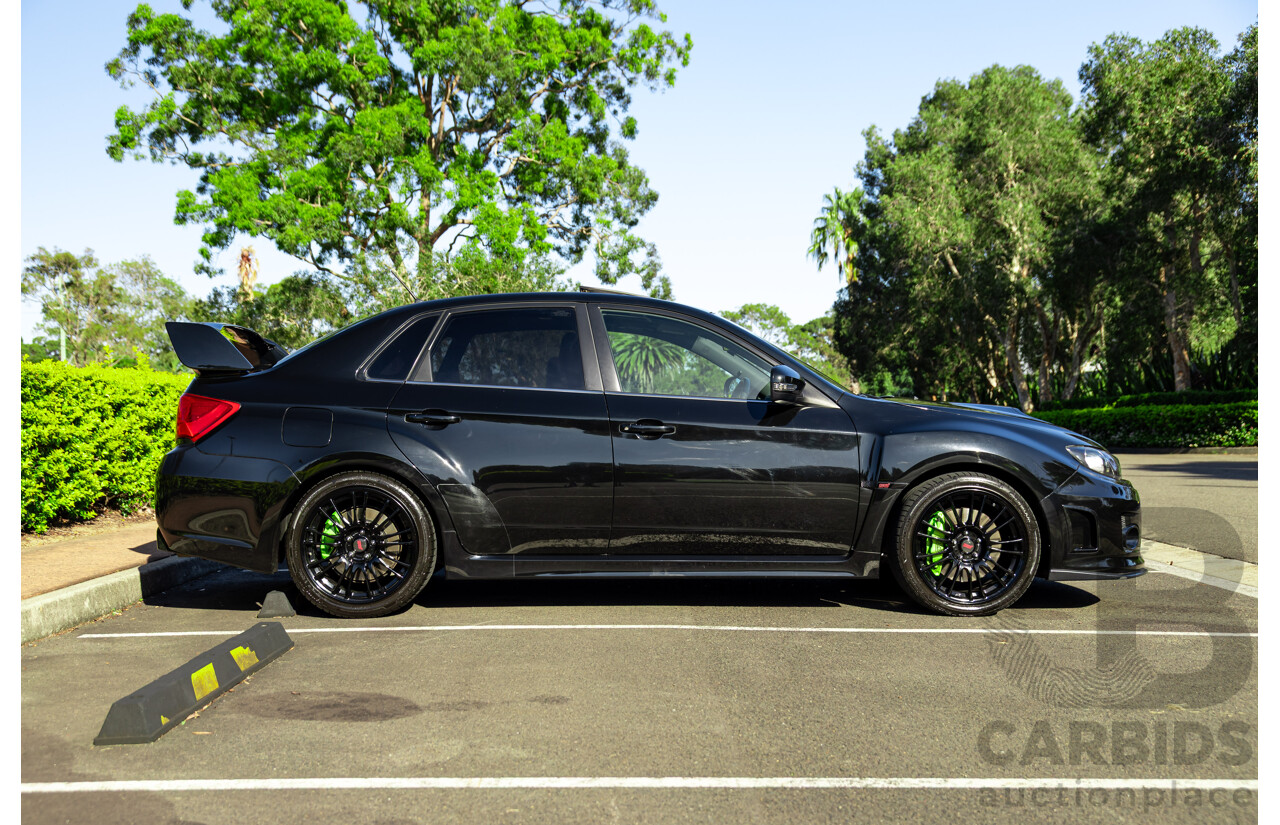 7/2012 Subaru WRX STi Spec R MY12 4d Sedan Obsidian Black Turbo 2.5L