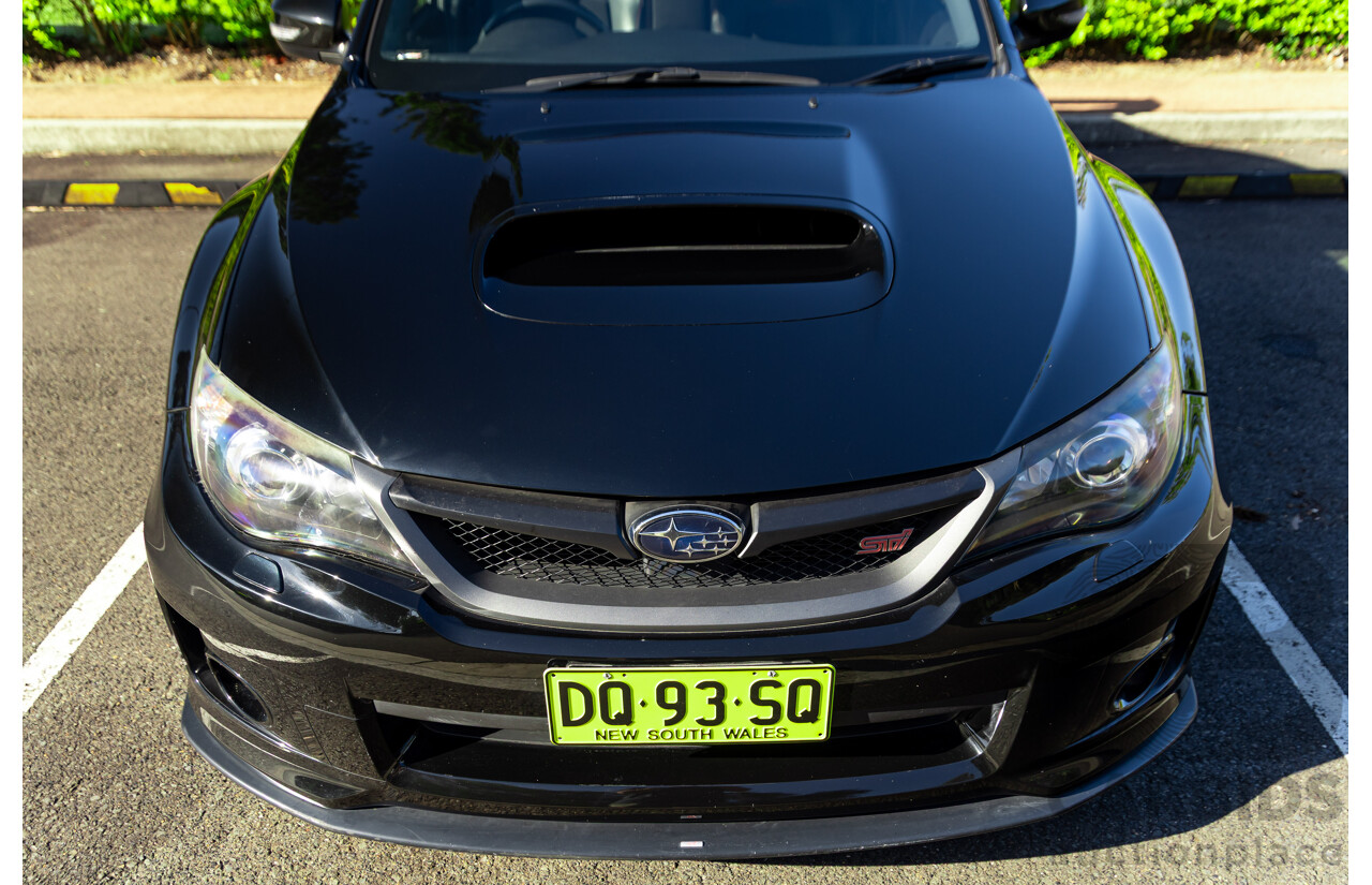 7/2012 Subaru WRX STi Spec R MY12 4d Sedan Obsidian Black Turbo 2.5L