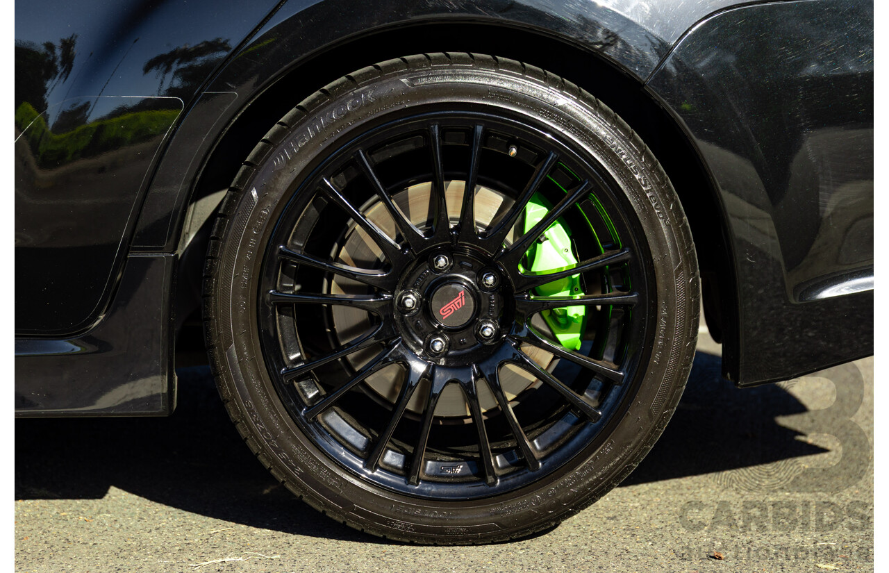 7/2012 Subaru WRX STi Spec R MY12 4d Sedan Obsidian Black Turbo 2.5L