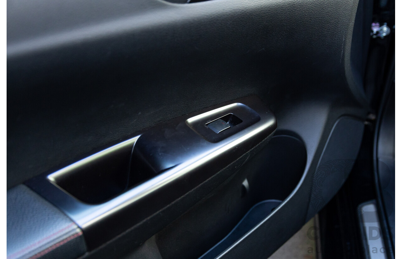 7/2012 Subaru WRX STi Spec R MY12 4d Sedan Obsidian Black Turbo 2.5L