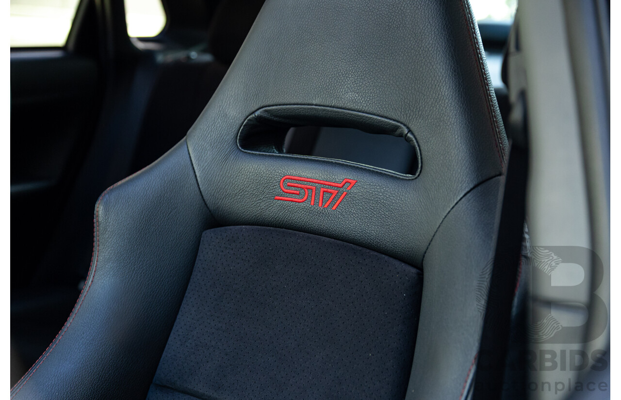 7/2012 Subaru WRX STi Spec R MY12 4d Sedan Obsidian Black Turbo 2.5L