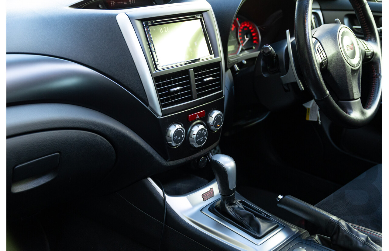 7/2012 Subaru WRX STi Spec R MY12 4d Sedan Obsidian Black Turbo 2.5L