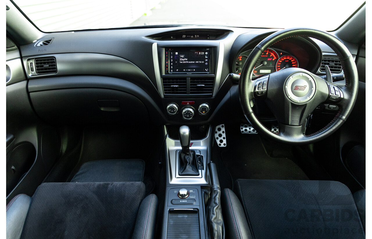 7/2012 Subaru WRX STi Spec R MY12 4d Sedan Obsidian Black Turbo 2.5L