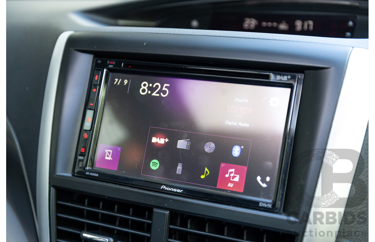 7/2012 Subaru WRX STi Spec R MY12 4d Sedan Obsidian Black Turbo 2.5L