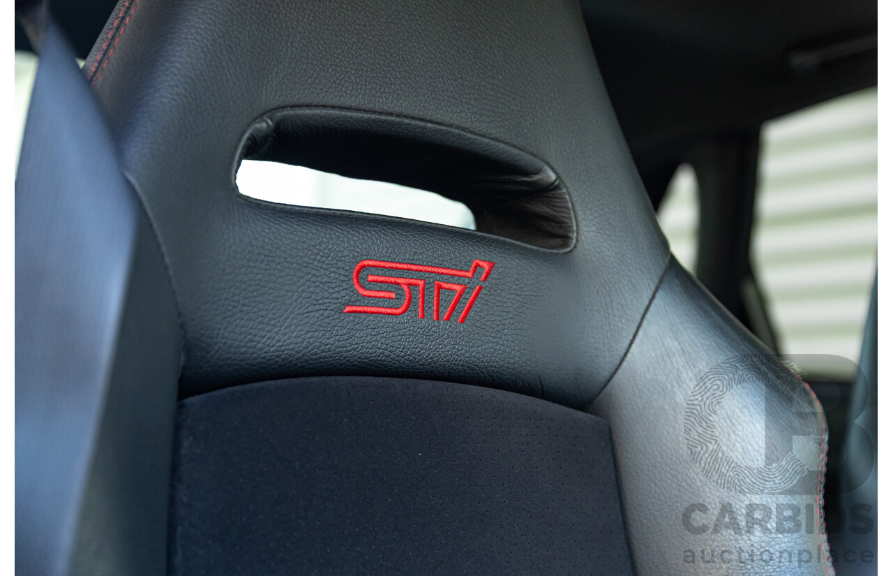 7/2012 Subaru WRX STi Spec R MY12 4d Sedan Obsidian Black Turbo 2.5L