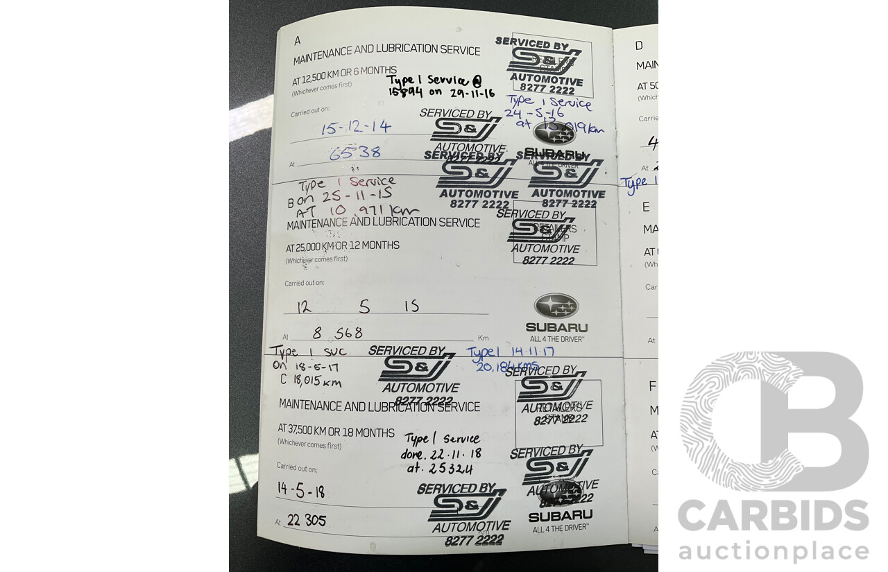 7/2012 Subaru WRX STi Spec R MY12 4d Sedan Obsidian Black Turbo 2.5L