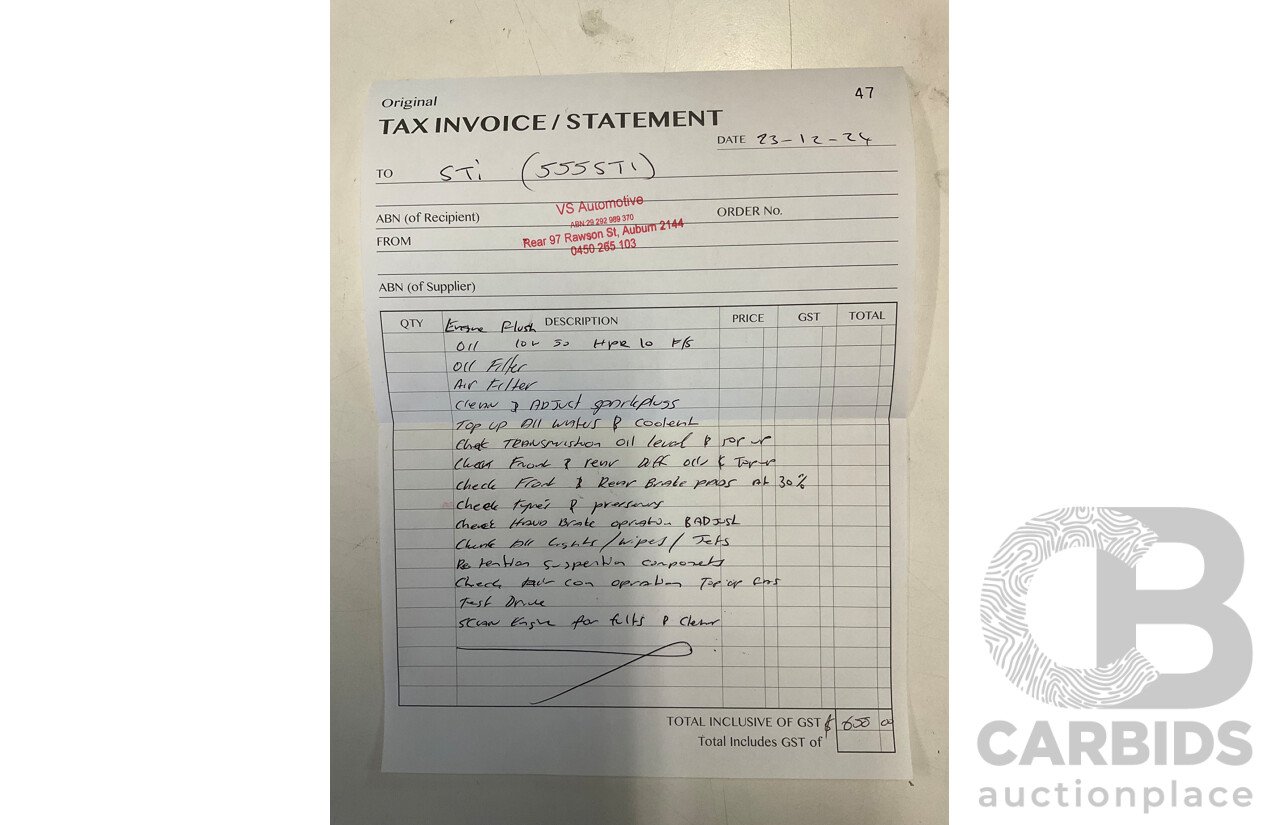 7/2012 Subaru WRX STi Spec R MY12 4d Sedan Obsidian Black Turbo 2.5L