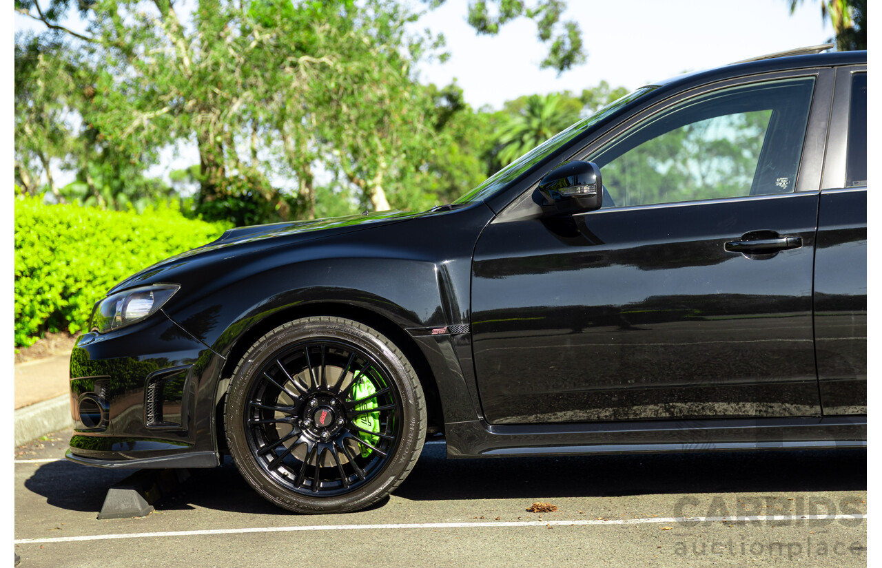 7/2012 Subaru WRX STi Spec R MY12 4d Sedan Obsidian Black Turbo 2.5L