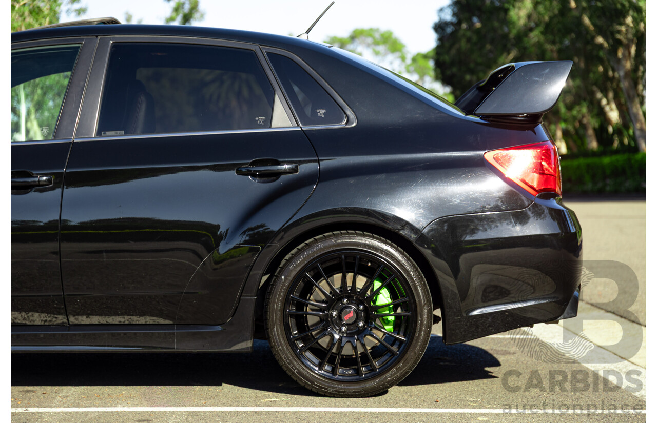 7/2012 Subaru WRX STi Spec R MY12 4d Sedan Obsidian Black Turbo 2.5L