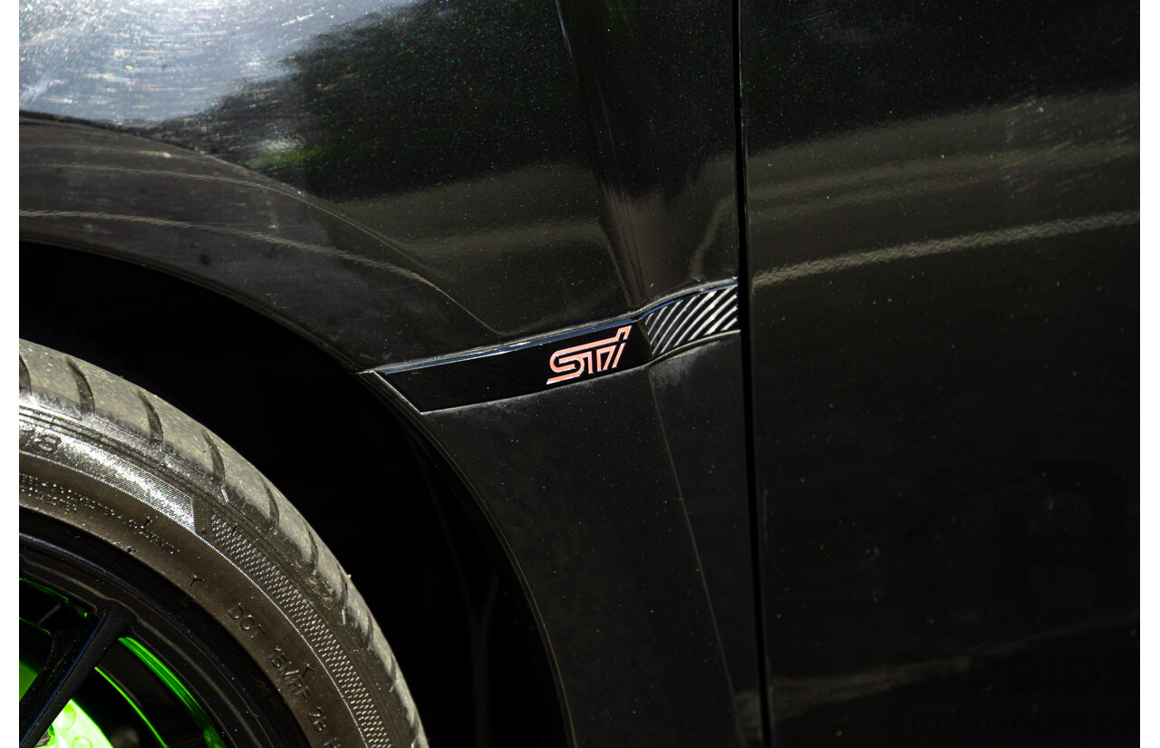 7/2012 Subaru WRX STi Spec R MY12 4d Sedan Obsidian Black Turbo 2.5L