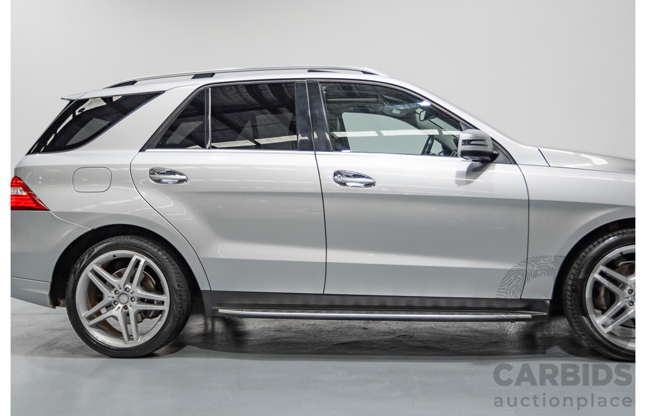 9/2015 Mercedes-Benz ML 350 CDI Bluetec (AWD) 166 MY15 4D Wagon Iridium Silver Metallic Turbo Diesel 3.0L